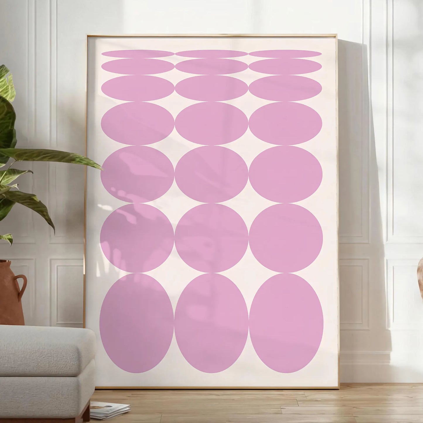 space stunning modern art poster sophisticated blend brown white hues wall unique gift idea artwork contemporary touch room sizes A4 cm A0