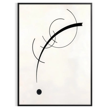 space modern art poster black white touch sophistication decor eye wall ideal gift unframed styles taste